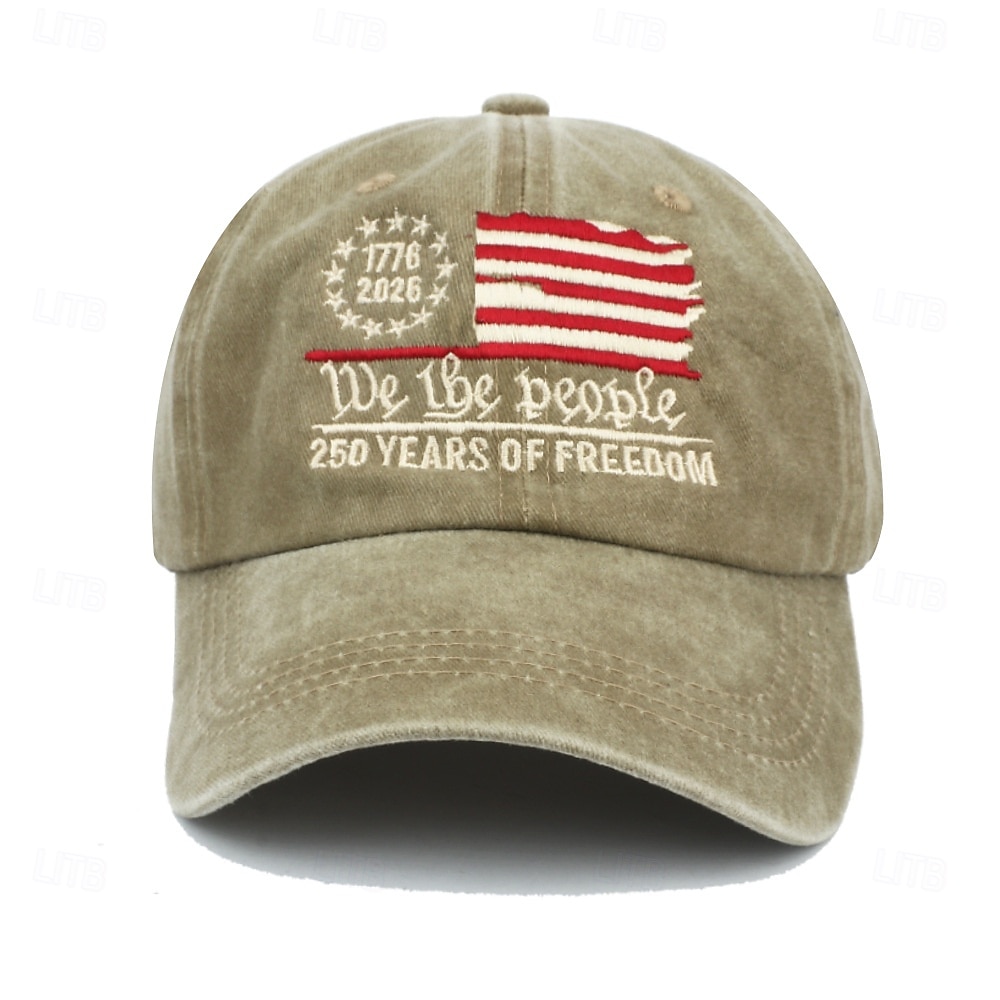 Casquette de Baseball Drapeau Américain Rétro Vintage Patrimoine Patriotique 1776-2026 pour Unisexe Adulte Impression 3D  pour Jour de l'Indépendance / 4 Juillet 4 Juillet Extérieur Décontract de 2026 ? $20.99 –P8