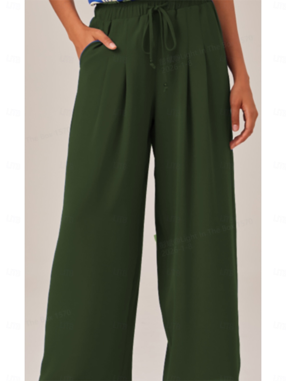 pantalon en lin léger à motif palmier hawaïen de 2026 ? $69.99 –P1