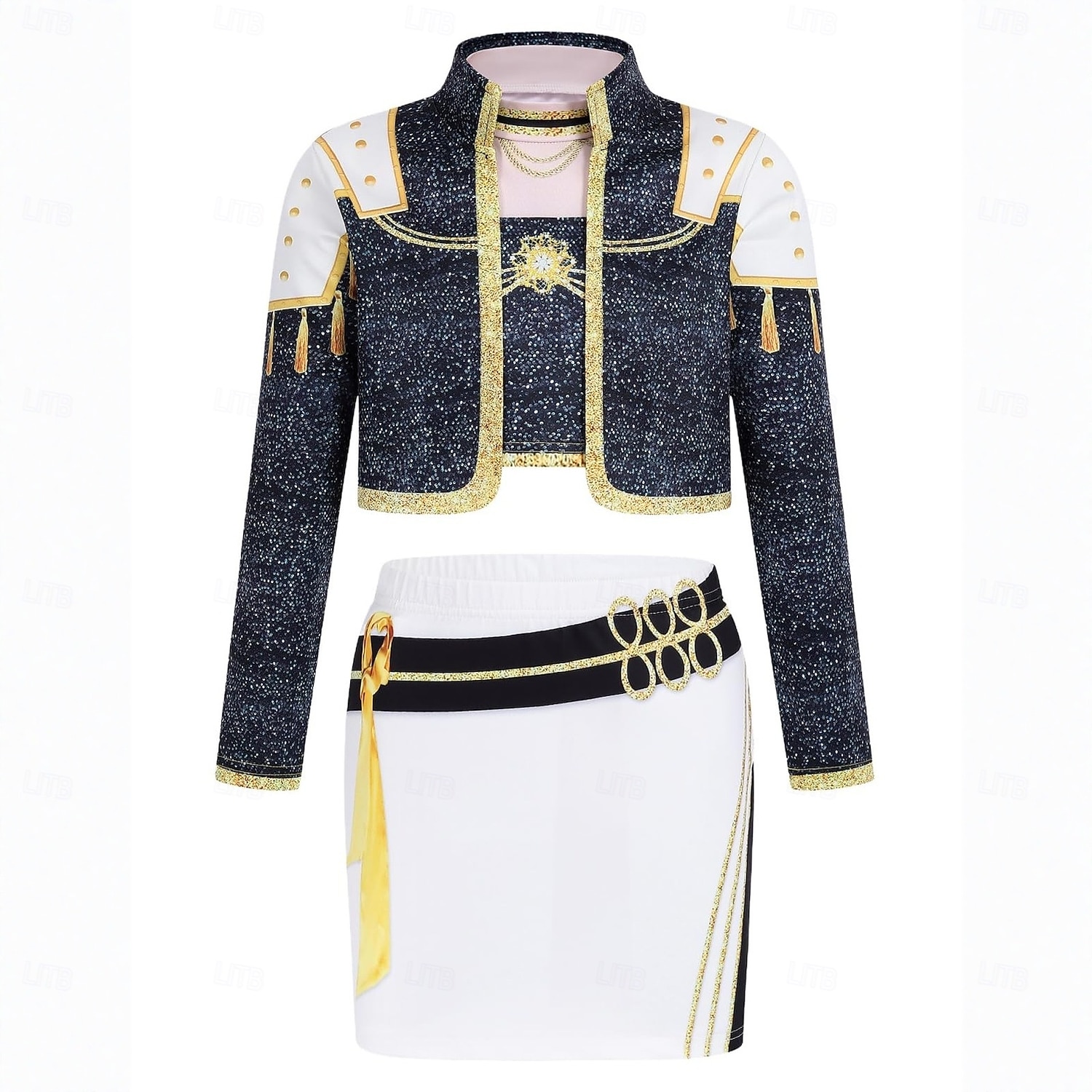 Kpop-inspiriert Von koreanischen Idolen inspiriert Popstar Kostüm Festkleidung Karnevalskostüm Virtuelles Idol for Mädchen Kinder Halloween Karneval Leistung Comic-Konzert Anime Expo 2026 - $34.99 –P1