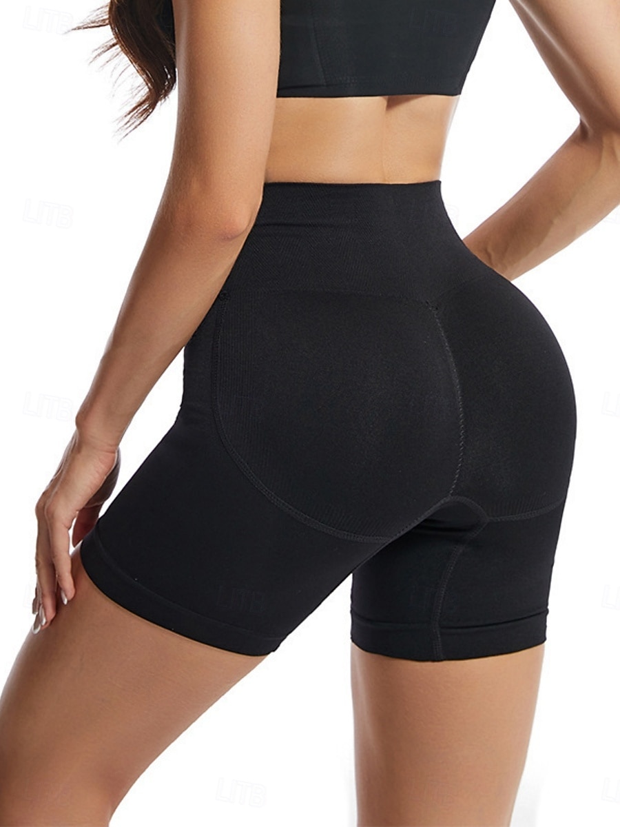 Per donna Intimo Modellante Allenatore in vita Casual Colore Puro Elastico in vita Shorts Quotidiano Senza Maniche Nero Beige Estate Primavera Autunno Inverno Taglia piccola del 2026 a $14.99 –P3
