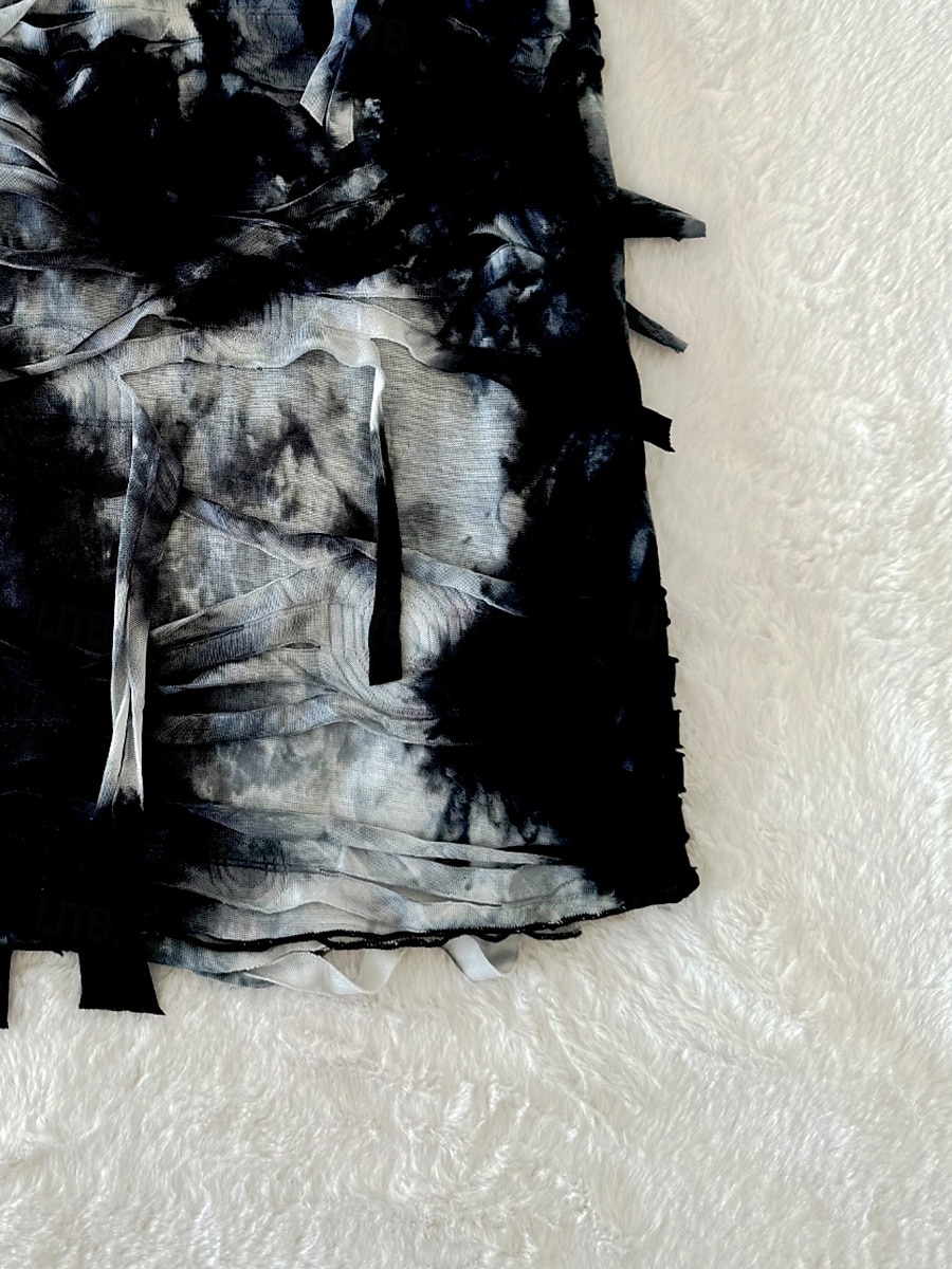 Mujer Bañadores Tapadera Falda Traje de baño Malla Vacaciones Ropa de playa Tie-dye Sin Mangas Trajes de baño 2026 - $19.99 –P7