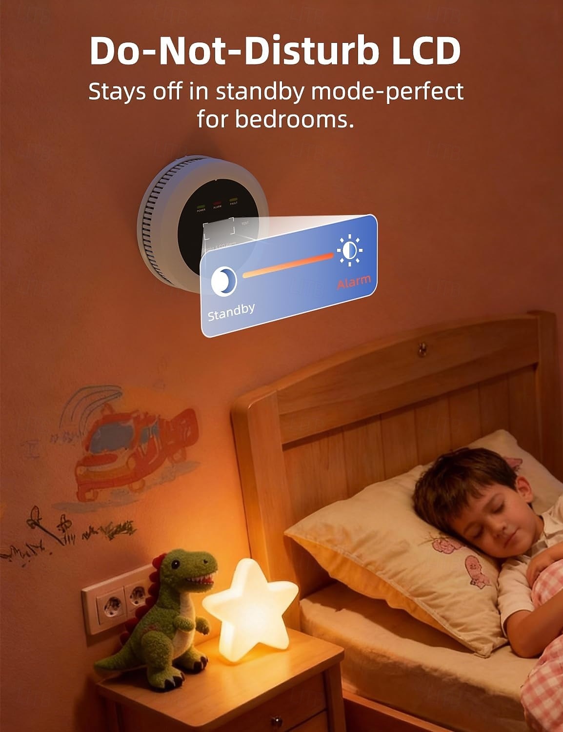 detector combinado de monóxido de carbono &gas 2 en 1 gas natural &Alarma de CO con temperatura &Humedad para alarma de seguridad del hogar 2026 - $45.99 –P7