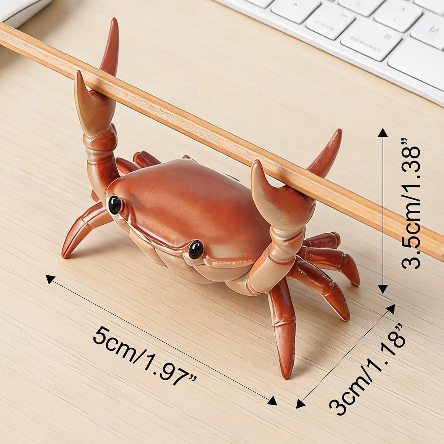 4PCS Desk Crab Pen Holder,Creative Crab Pen Holder,New Cute Crab-Shaped Pen Holders,Weightlifting Crabs Penholder Bracket Storage,Funny Desk Decor for Office Desks,Shop Windows,Home 2026 - $21.99 –P4
