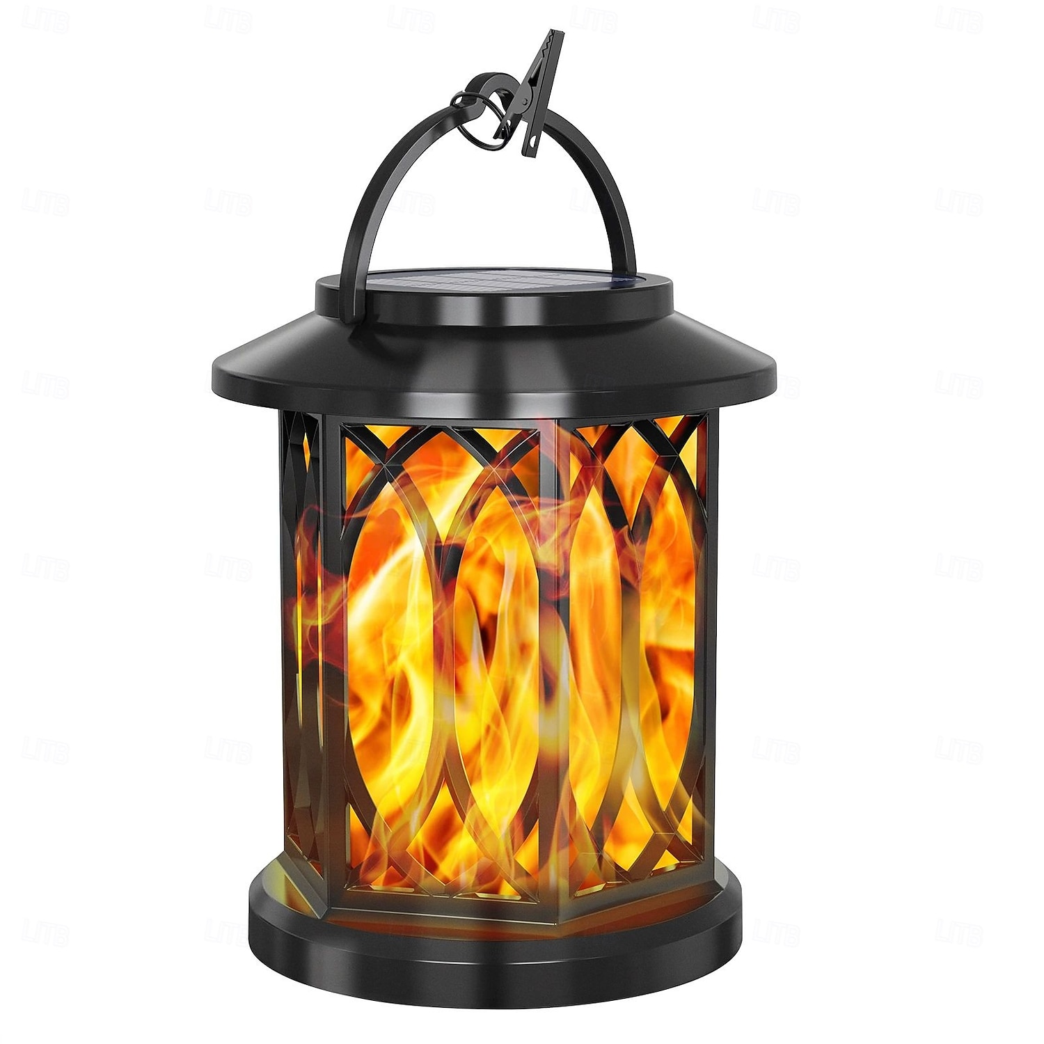 Уличный солнечный светильник для двора, 20 светодиодов, плафон, полый светильник, водонепроницаемый, настенный светильник, украшение для сада, балкона, газона, праздника, кемпинга, вечеринки. 2026 - $32.99 –P5