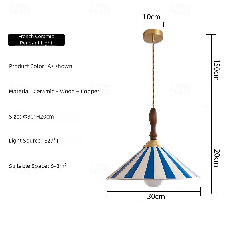 30 cm تصميم الجزيرة أضواء معلقة خزفي ستايل حديث مطلي طلاء ملون عتيق 110-240 فولت 2026 - $279.99 –P7