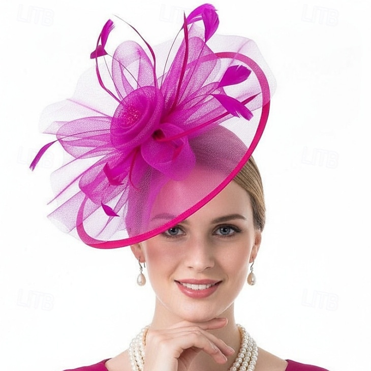 Cappello Fascinator affascinante Gentildonna Costume Per donna Mascherata Ascot Festival delle corse di cavalli Adulti Copricapo del 2026 a $48.99 –P2