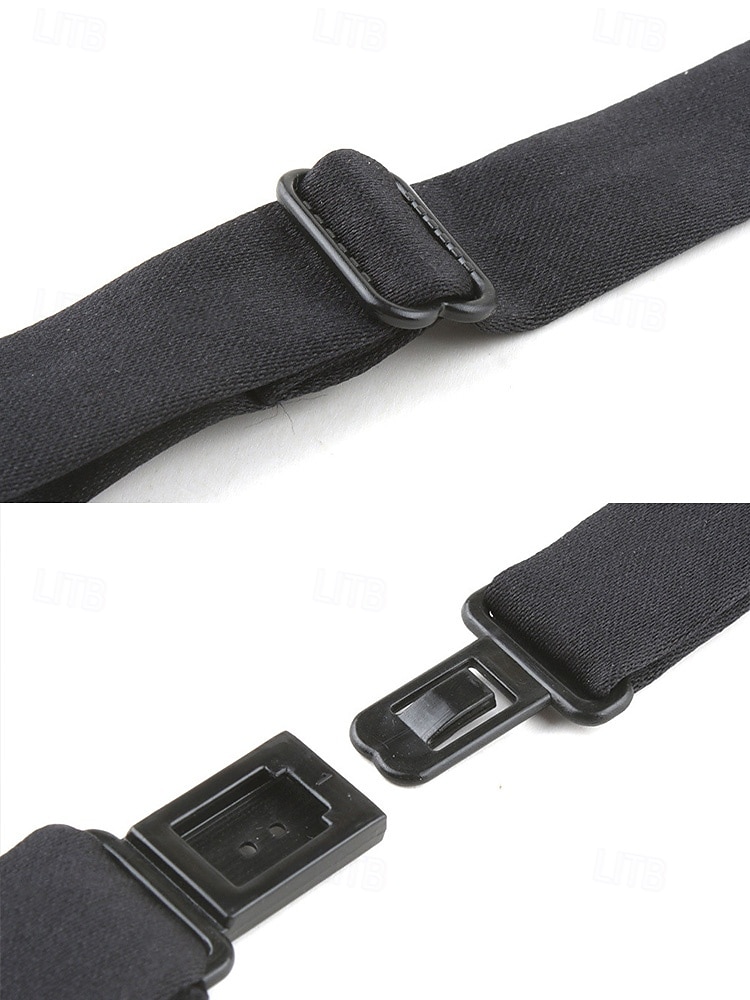 Polyester vlinderdas voor heren met broche, verkrijgbaar in diverse kleuren, elegante stijl voor bruiloften en formele gelegenheden. 2026 - $9.99 –P6