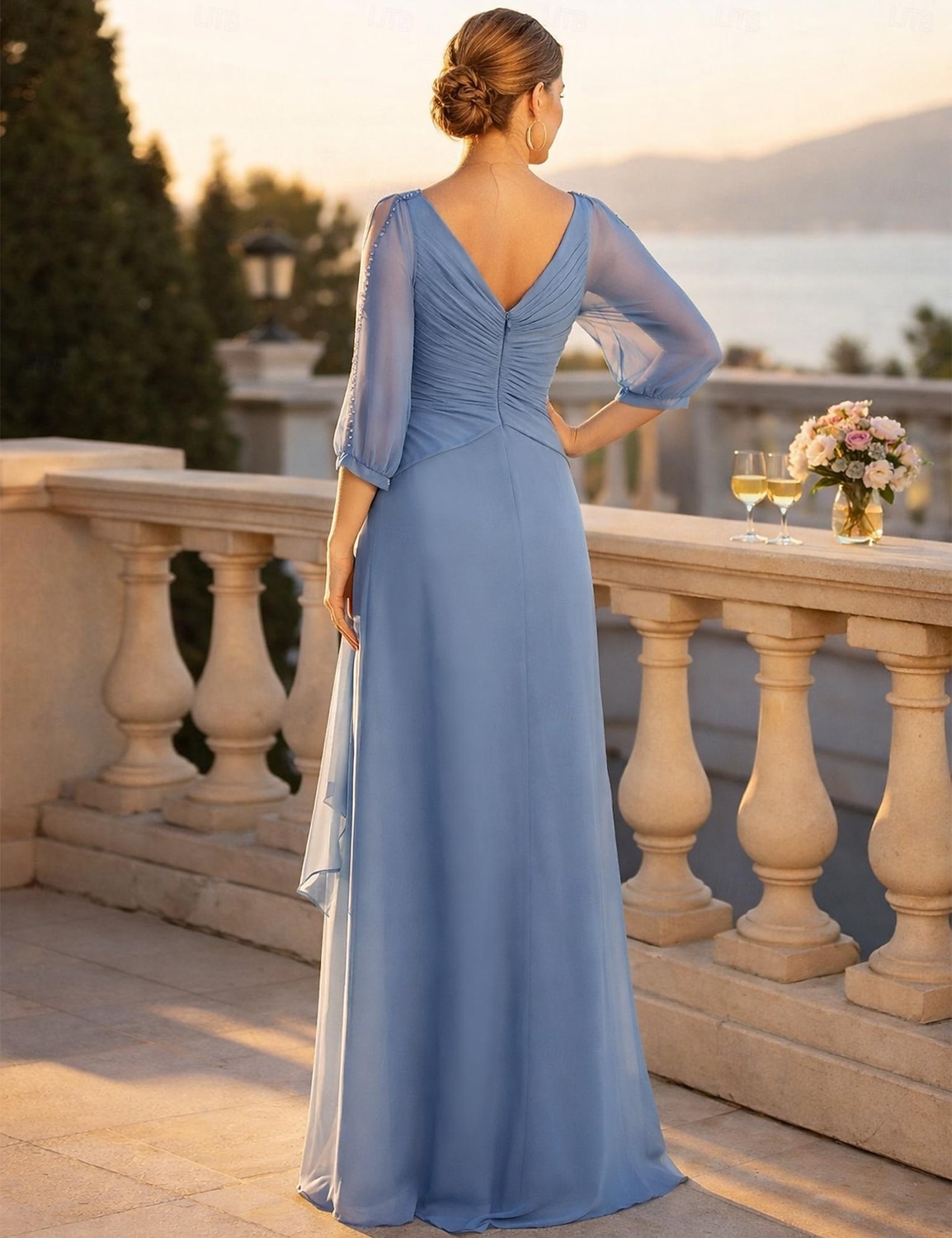 engagement party dresses for mother of the groom A-Line Floor Length Wedding Guest Dress Formal Evening Gown Bride Dress Wedding colors Select Color(s):(N) Hazelnut color filter:Pink Mermaid Dress Feather Skirt