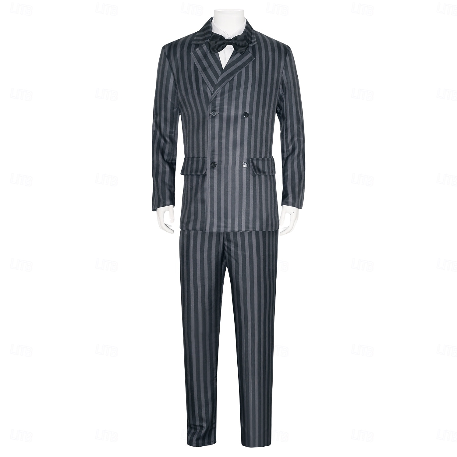 Gótikus horror Sötét Akadémia Kabát Blúz / Ing Nadrágok Gótikus for Férfi Felnőttek Álarcos mulatság 2026 - $85.99 –P5