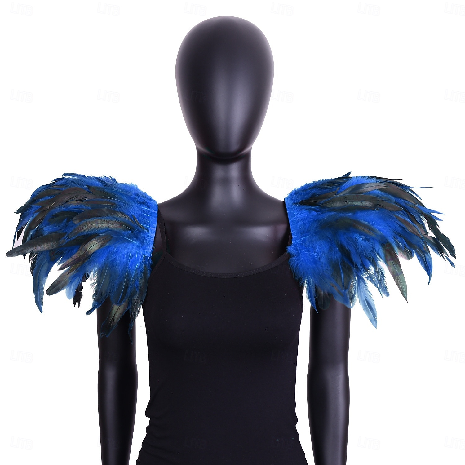 Carnaval 2026 Accesorios de Samba del Carnaval de Río Hombreras de Plumas Negras para Mujeres Alas de Hombro de Disfraz Victoriano Gótico Disfraz para Festival de Brasil 2026 - $15.49 –P10