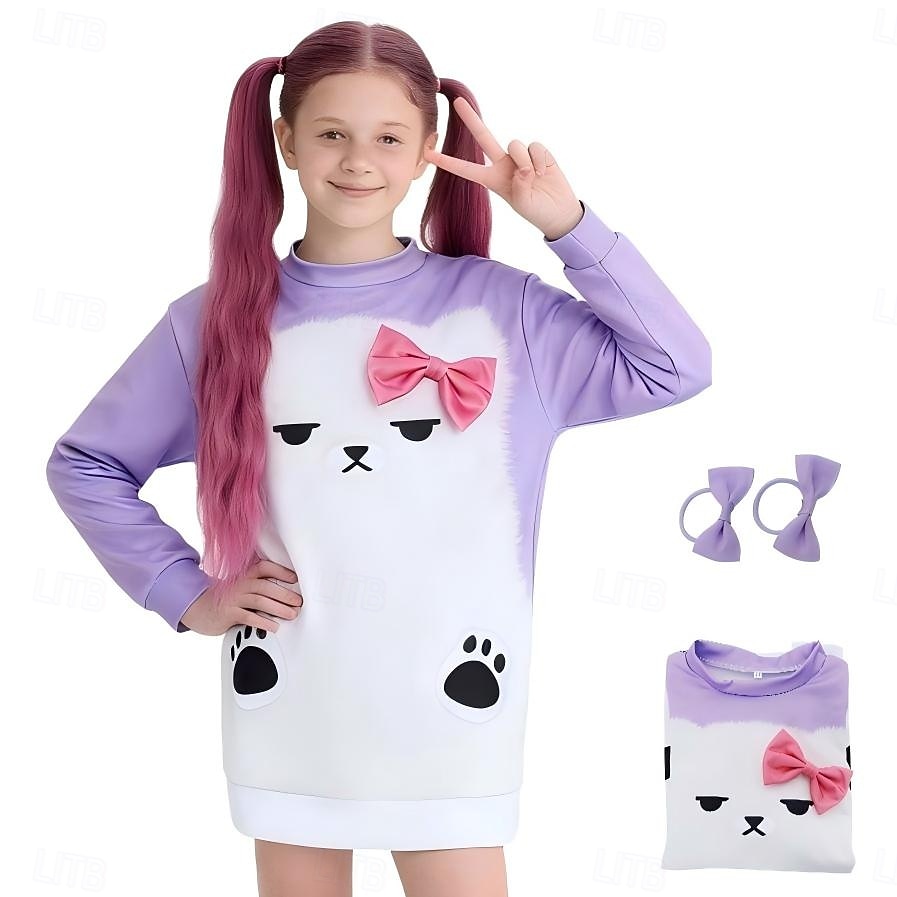 Kpop Inspired Korean Idol Inspired Pop Star Sleepwear Cosplay Costume Virtual Idol for Unisex Kid's Adults' Halloween Carnival Daily 2026 - $38.99 –P1