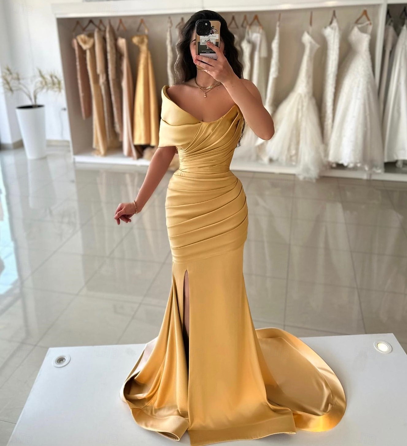trumpet mermaid formal dress Peacock Halter Trumpet/Mermaid Formal Dresses