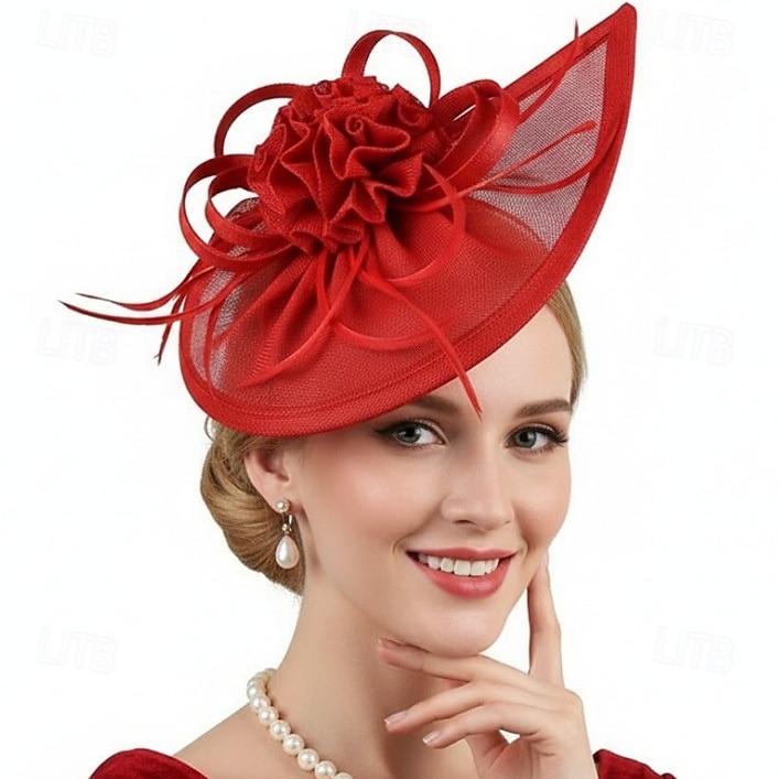 Cappello Fascinator affascinante Gentildonna Costume Per donna Mascherata Ascot Festival delle corse di cavalli Adulti Copricapo del 2026 a $50.99 –P4