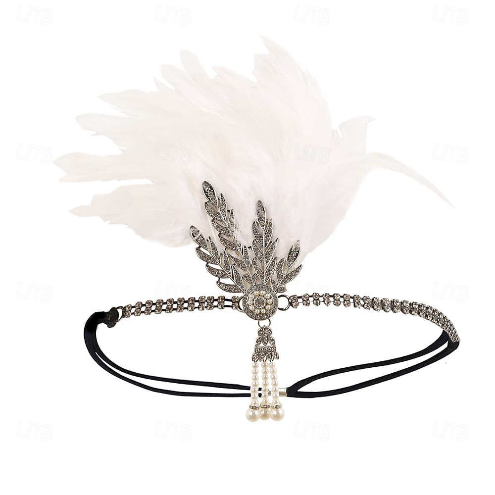 Vintage Fascia Flapper Il grande Gatsby Foglia Costume Per donna Carnevale San Valentino Mascherata Balli di fine anno Carnevale Club Adulti Copricapo Primavera del 2026 a $20.99 –P9