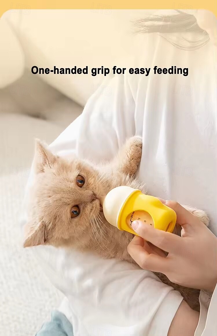Biberón de 80 ml para mascotas, comedero para gatitos y cachorros 2026 - $16.99 –P5