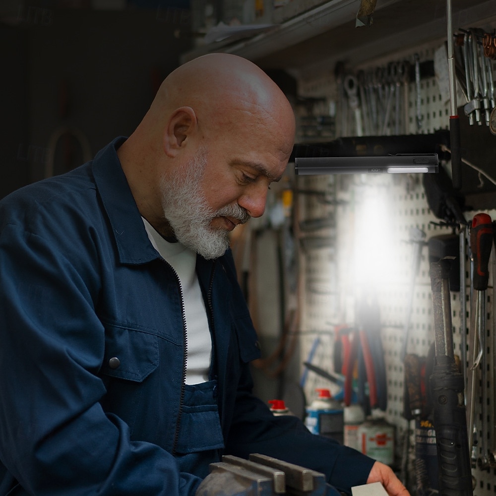 Ladattavat kynätaskulamput työvalolla, kannettavat LED-taskulamput, kirkkaat taskulamput kotiin, autoon, hätätilanteisiin, C-tyypin laturilla, 6 valotilaa, LCD-näyttö 2026 - $17.99 –P8