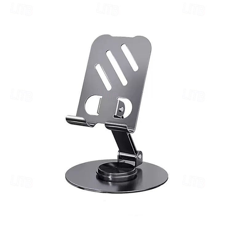 Soporte para teléfono giratorio de aleación de aluminio, soporte de escritorio plegable portátil, adecuado para todos los teléfonos inteligentes y tabletas, accesorio de oficina ideal para vacaciones. 2026 - $10.49 –P6