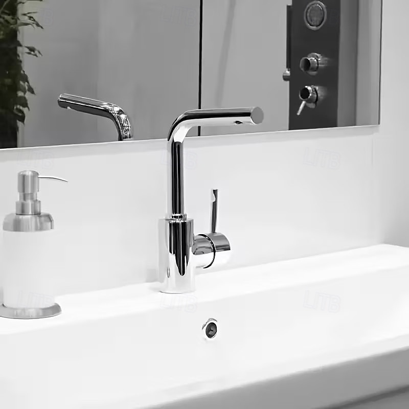 חבילה של 4 כיסויי גלישה לכיור, מכסה חור גלישה מנירוסטה עם ידית דקורטיבית, אטום לדליפות, התקנה קלה, אביזרי כיור אמבטיה ומטבח מודרניים 2026 - $9.99 –P7