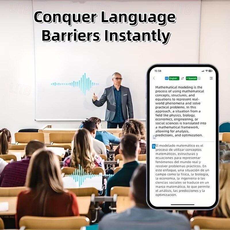 Open Air Traductor, Translation Wireless Bluetooth Earphones, Language Translator Earbuds Real-Time with 138 Languages fit iOS & Android 2026 - JP ¥3995 –P6