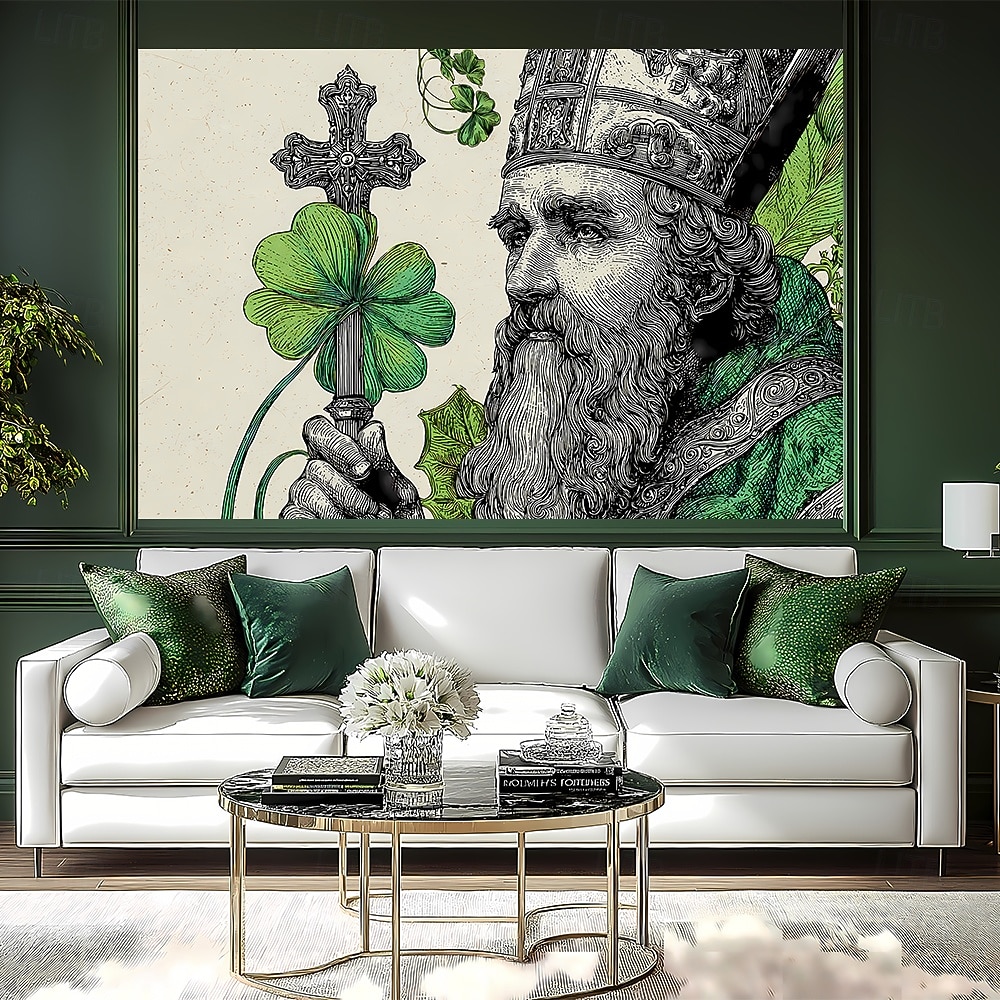 St. Patrick's Day Tapestry Banners Blanket Elf Shamrock Cute Romantic 3D Bedroom Living Room Dorm Teens Room College Dorm Wall Porch Home Decor 2026 - $20.99 –P10