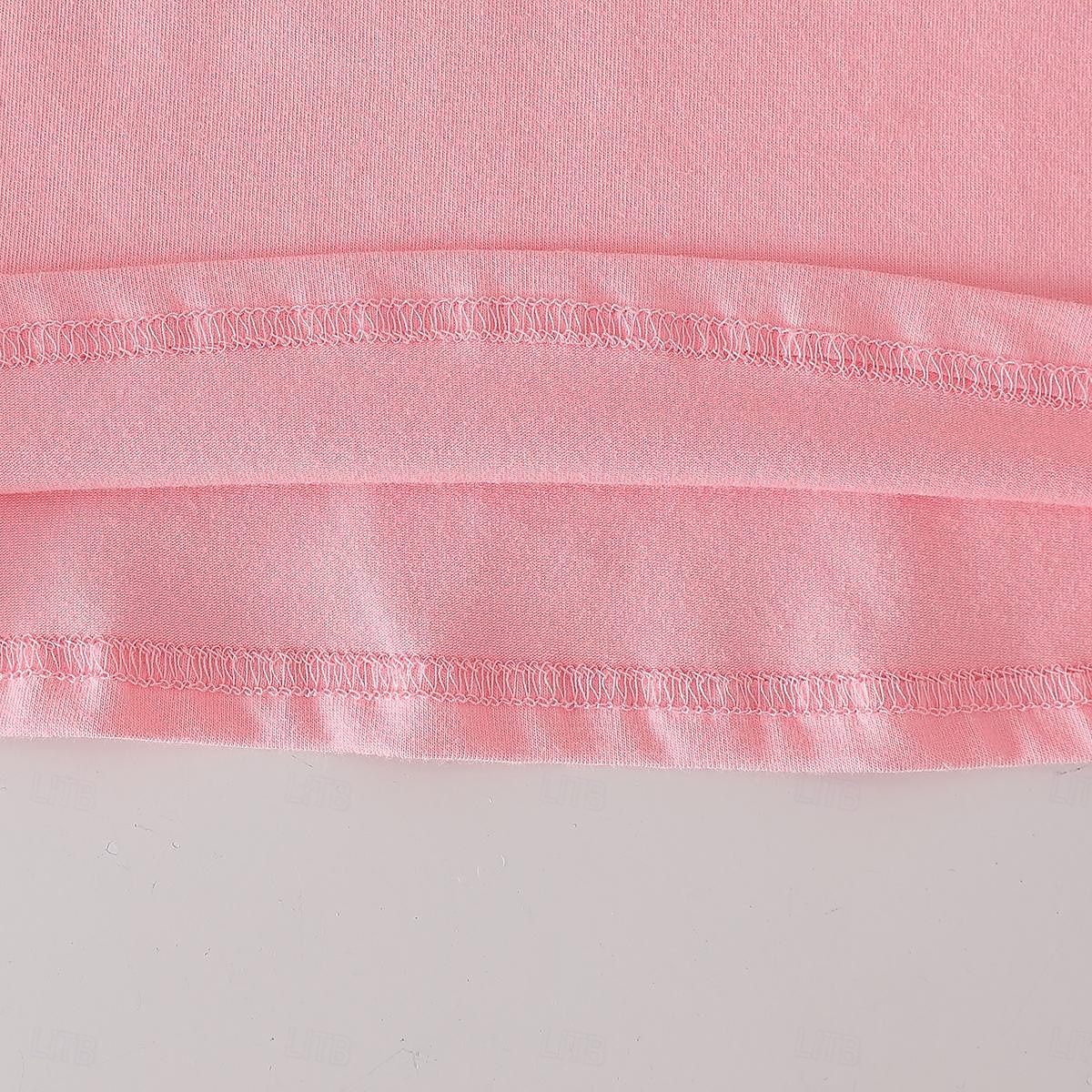 Voor meisjes 3D Ruitjes T-shirt & rok Roze Mouwloos Andere prints Zomer Casual Peuter 1-5 jaar Strakke ronde hals Buiten 2026 - $22.99 –P5