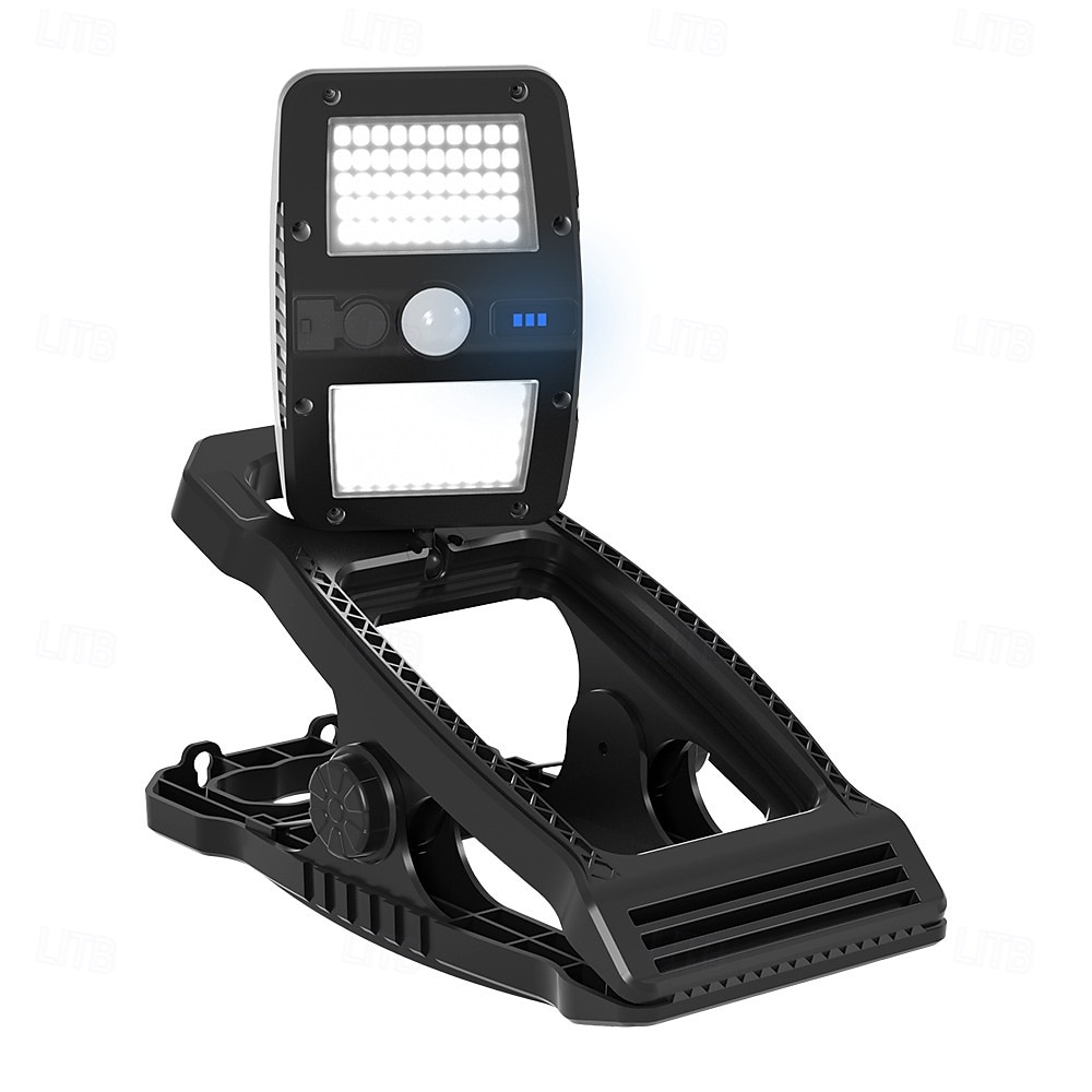 kültéri napelemes csíptetős lámpa, vízálló LED fali lámpa mozgásérzékelővel, nagy fényerejű napelemes töltés kertbe, udvarra, erkélyre, kerítésre, teraszra, biztonsági tájvilágításba 2026 - $25.99 –P4