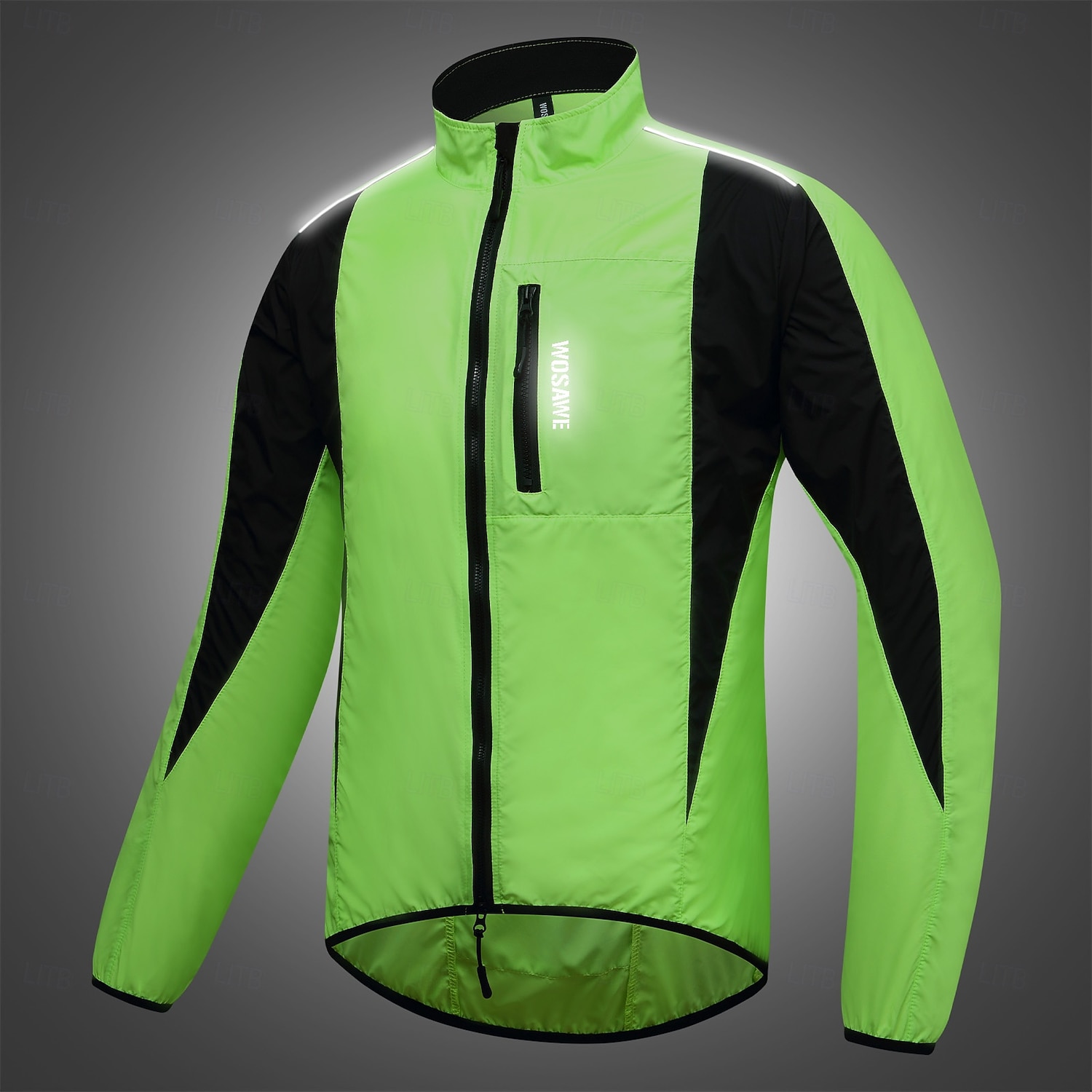 Jaqueta corta-vento unissex para ciclismo de estrada, primavera e outono, da marca Wosawe. Ideal para uso casual, à prova de vento e impermeável. Modelo BF224. de 2026 por $40.99 –P6