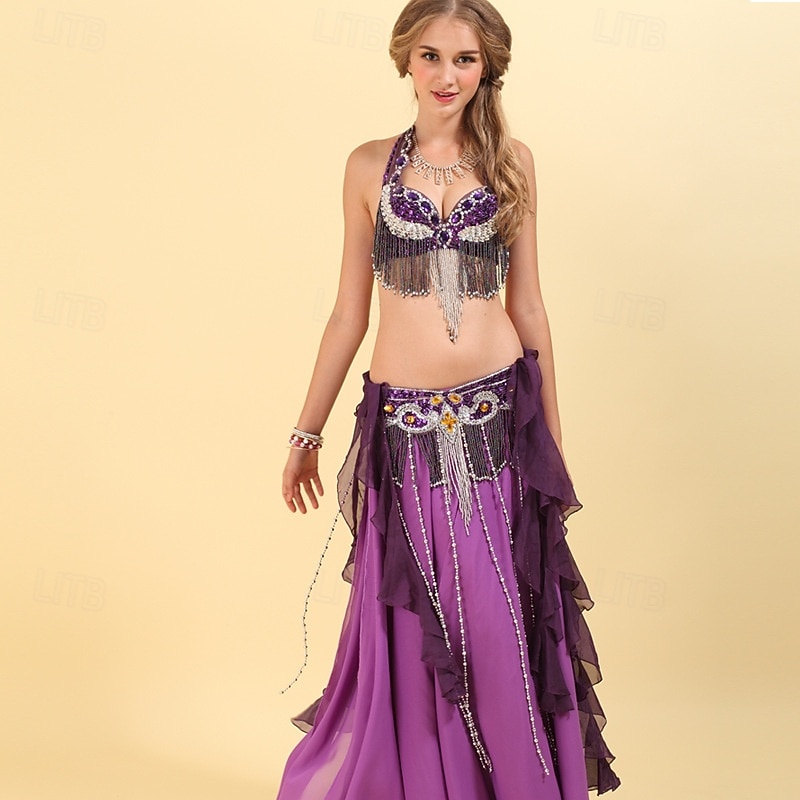 Ensemble de Costume de Danse du Ventre en Violet Samba Dancewear de 2026 ? €115.92 –P6