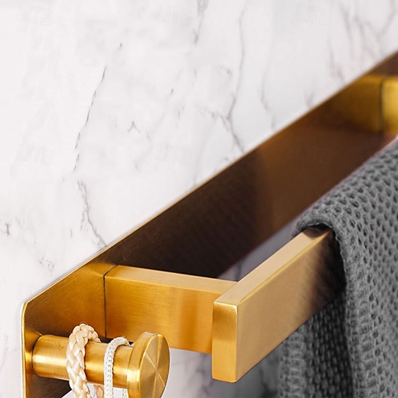 Wieszak na ręczniki / Wieszak na szlafrok / Półka łazienkowa Nowy design / Samoprzylepne / Kreatywne Nowoczesny Stal nierdzewna / Stal niskowęglowa / Metal 1 szt. - Łazienka Pojedynczy / 1-wieszak na 2026 - $47.99 –P3