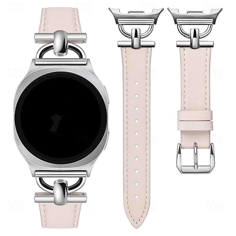 צפו בנד ל Samsung Galaxy שעון 8 40/44 מ"מ שעון 8 קלאסי 46 מ"מ Watch 6 Classic 43/47mm Watch 5 Pro 45mm Watch 4 Classic 42/46mm דמוי עור תַחֲלִיף רצועה מתכוונן רצועת ספורט אבזם מודרני קישור עור צמיד 2026 - $20.99 –P4
