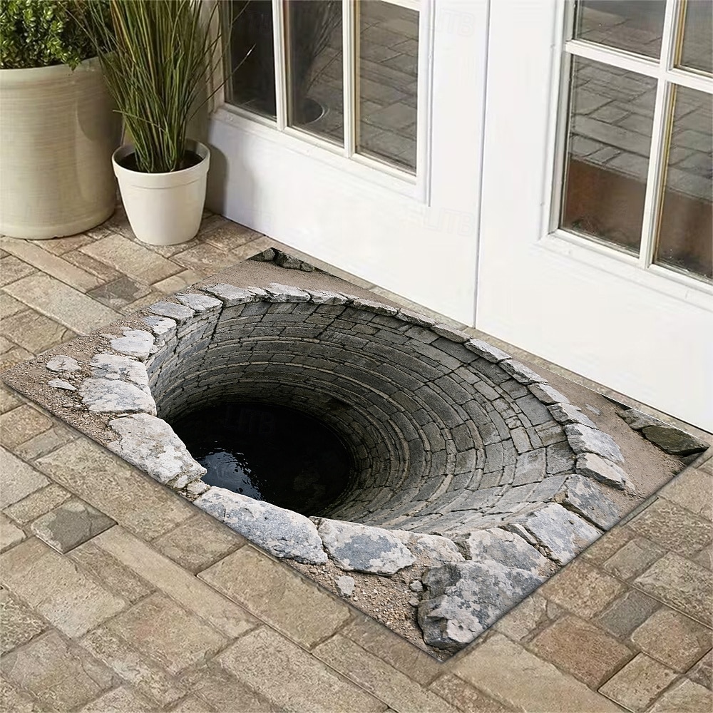 3D-коврик с оптической иллюзией, выполненный методом 2D-печати, с глубоким углублением, станет ярким и оригинальным акцентным элементом в прихожей. 2026 - $16.99 –P2