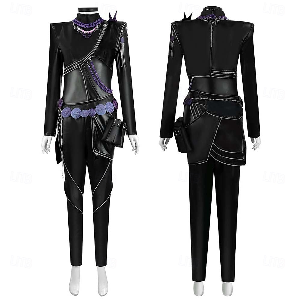 Kpop Inspired Korean Idol Inspired Pop Star Costume Fancy Dress Virtual Idol for Girls' Kid's Adults' Halloween Carnival Performance Comic Con Anime Expo 2026 - CAD $190.99 –P1