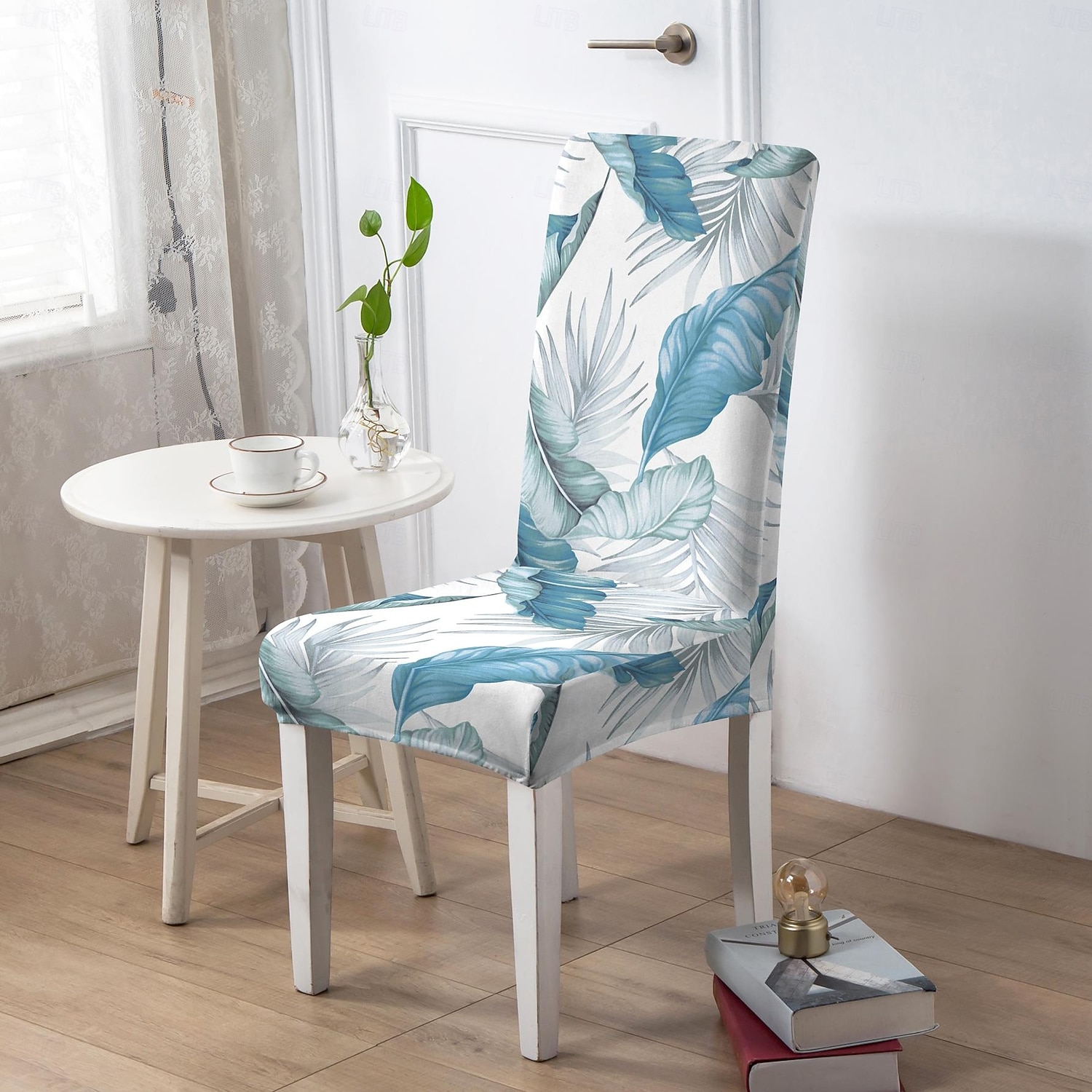 Coprisedile e coprisedile per sedia da pranzo e sgabello resistenti all'acqua, coprisedili in poliestere con stampa geometrica, elasticizzati e lavabili, per cucina, sala da pranzo e casa del 2026 a $15.99 –P5