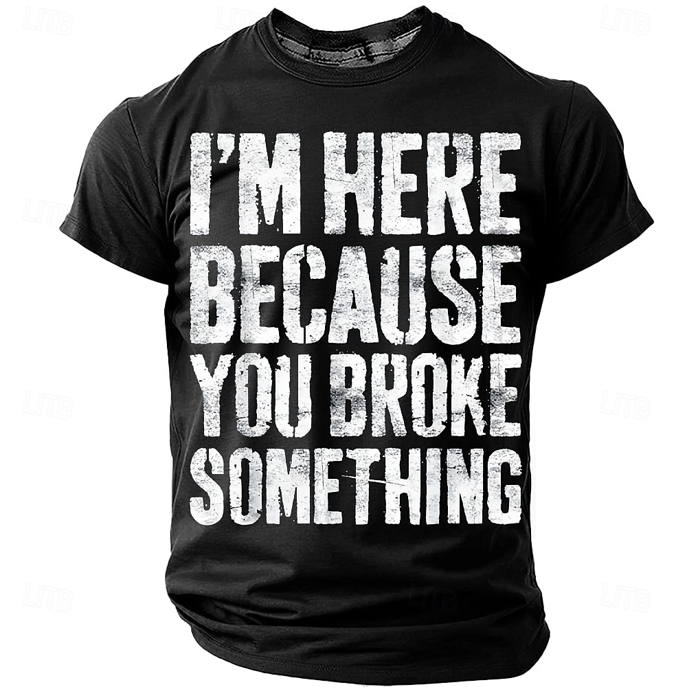 Per uomo Gergo divertente Maglietta Manica Corta maglietta Stampa 3D Girocollo Camicia Moda Quotidiano Quotidiano Streetwear Blu Nero Rosso Estate Primavera Abbigliamento S M L XL XXL XXXL del 2026 a $21.99 –P4