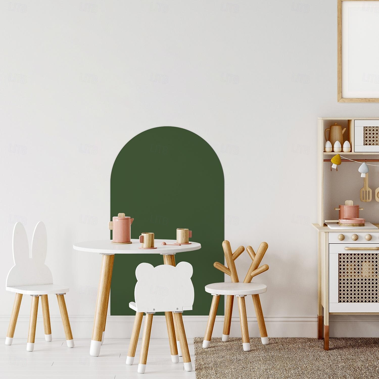 Геометрический Стикеры на стену Кабинет / Детская комната и детский сад, Съемная / Предварительно вставить Винил Украшение дома Наклейка на стену 1шт 2026 - $28.99 –P8