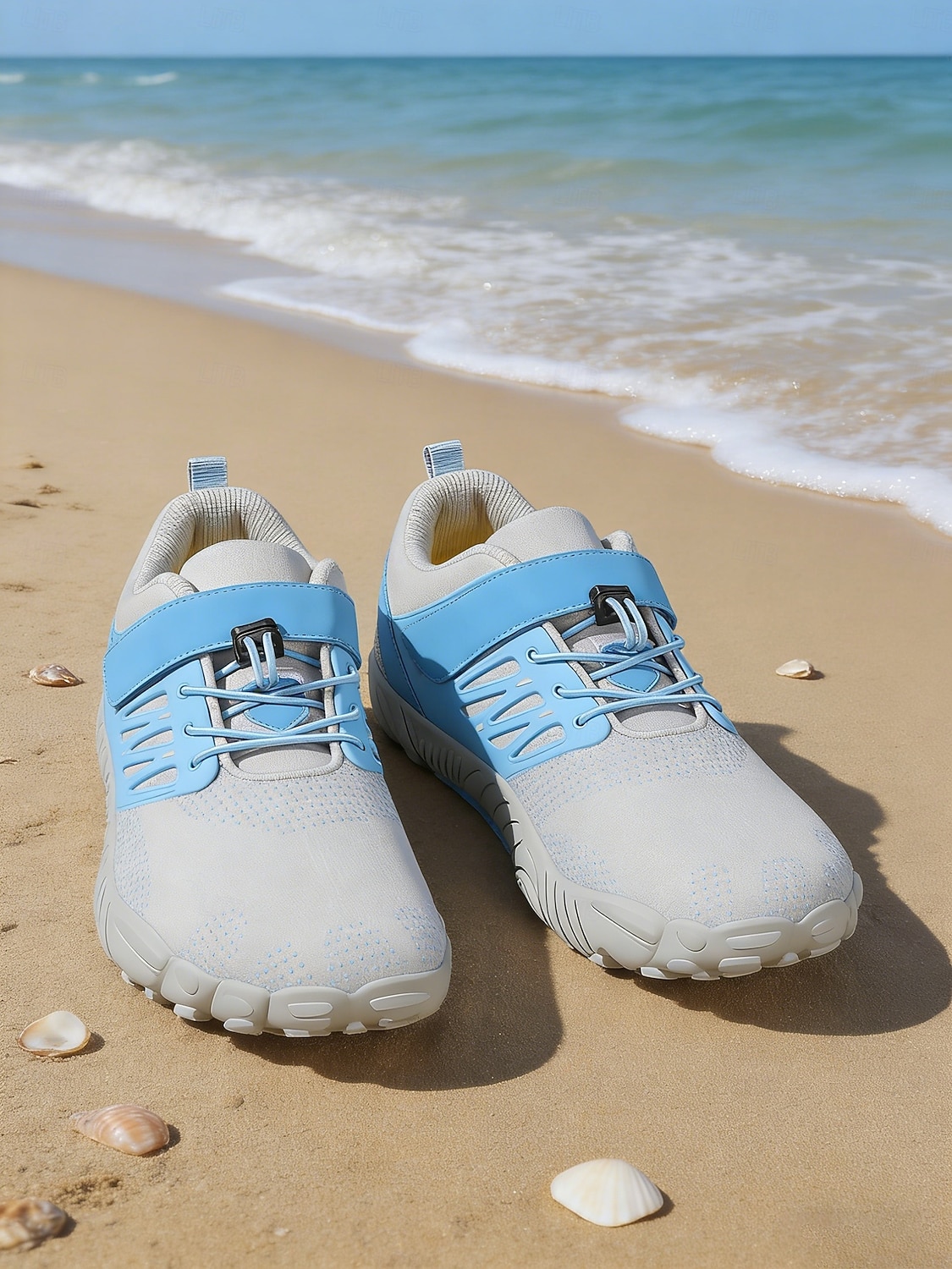 scarpe da acqua sportive blu da donna con allacciatura a sgancio rapido – scarpe da ginnastica leggere e drenanti, suola antiscivolo ammortizzata per spiaggia, snorkeling, kayak, piscina, viaggi in crociera e attività estive all'aperto del 2026 a $32.99 –P6