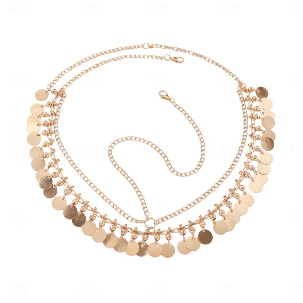 Karnevál 2026 Rio Karnevál Samba Kiegészítők Bohém Stílus Arany Érmés Homlokkép Szettl Előadás Jelmez 2026 - $6.99 –P3