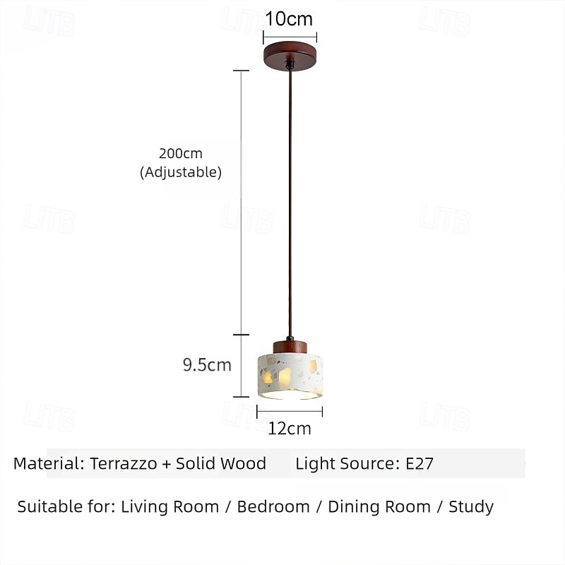 12 cm تصميم الجزيرة أضواء معلقة حجر طلاء ملون معاصر 110-240 فولت 2026 - $94.99 –P5