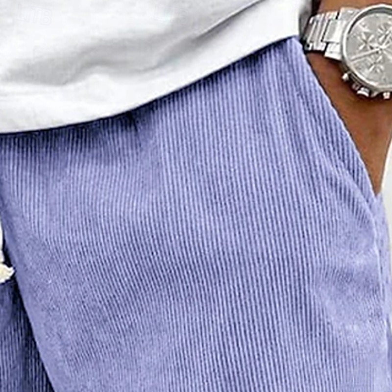 Miesten Shortsit Rennot shortsit Vakosametti shortsit Teksturoituja shortseja Tasku Joustava vyötärö Tavallinen Solid Color Mukavuus Hengittävä Polven yläpuolella Kausaliteetti ulko- Hiekkaranta Loma 2026 - $26.99 –P9