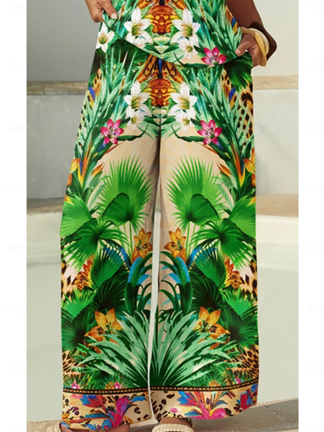 Tropical Temptation Seidensatin-Leopardenhose 2026 - $79.99 –P1