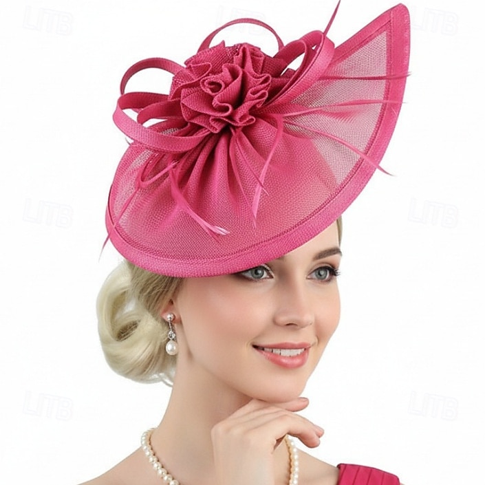 Cappello Fascinator affascinante Gentildonna Costume Per donna Mascherata Ascot Festival delle corse di cavalli Adulti Copricapo del 2026 a $50.99 –P2