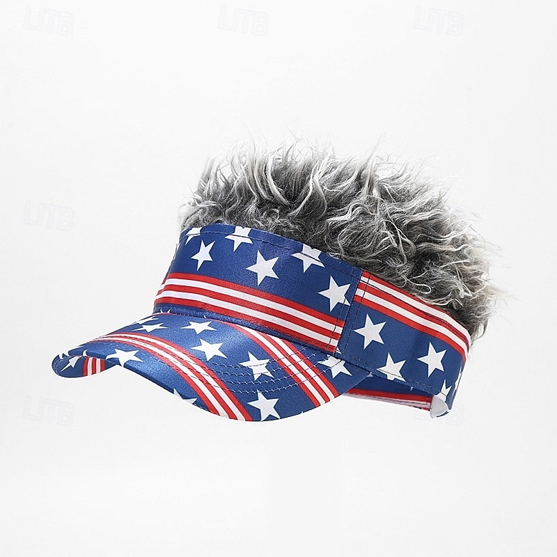 Casquette à visière Drapeau Américain Étoiles et rayures Rétro Vintage Drôle Patriotique 1776-2026 pour Unisexe Adulte Impression 3D  pour Jour de l'Indépendance / 4 Juillet 4 Juillet Extérieur de 2026 ? $20.99 –P14