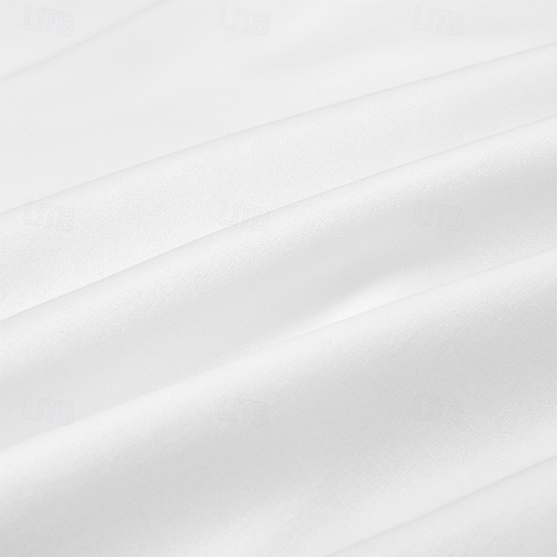 Voor heren Overhemd Zijdeachtig Satijnen overhemd Normaal shirt Galashirt Effen Formeel Bruiloft Zwart Wit Lange mouw Sjaalkraag Alle seizoenen Kleding 2026 - $25.99 –P10