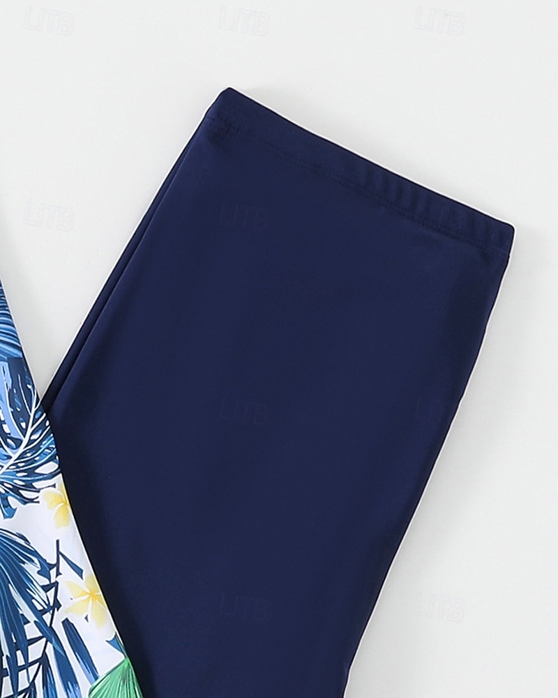 Per donna Standard Top sottomuta Tankini e bikini da surf Costumi da bagno Tropicale Con zip Protezione UV Elastico Manica Lunga Costume da Bagno Surf Immersione Nuoto Estate del 2026 a $28.99 –P18