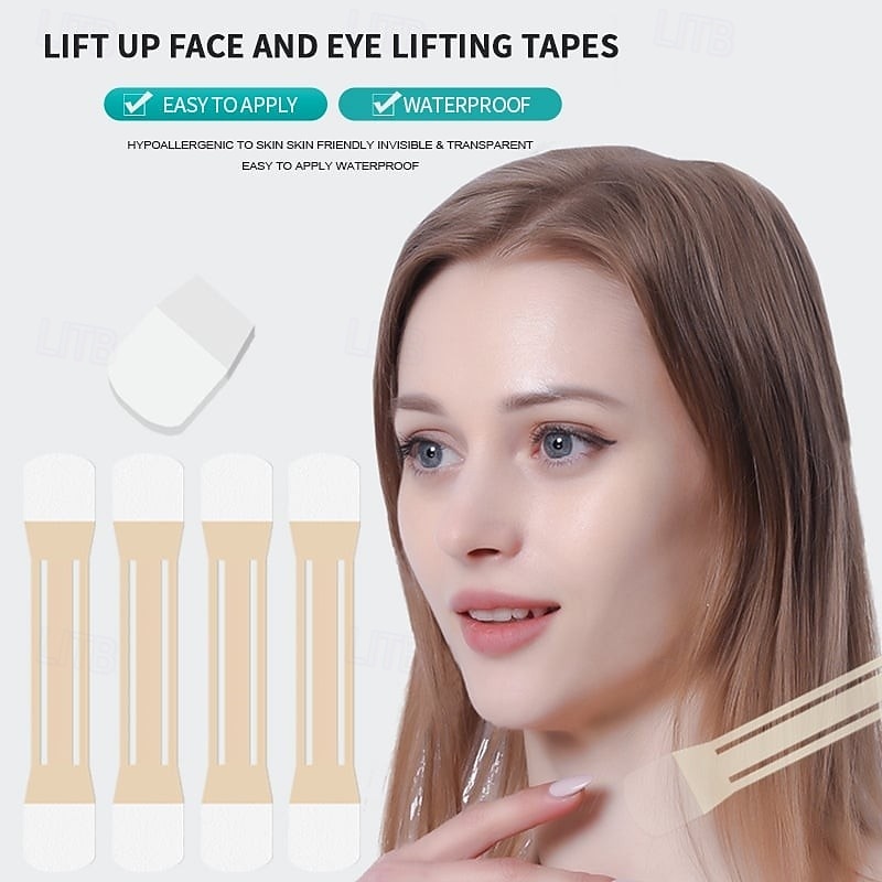 Face Neck Lifting Tape Semi-Transparent Elastic Neck Wrinkle Patch to Fade Wrinkles with Facial Lift Tightening for Men and Women 2026 - $16.99 –P3