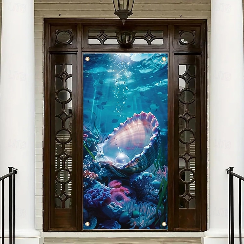 Underwater World Aquarium Door Banner Colorful Ocean Fish Coral Reef Wall Hanging Decoration Home Porch Decor 2026 - $17.99 –P7