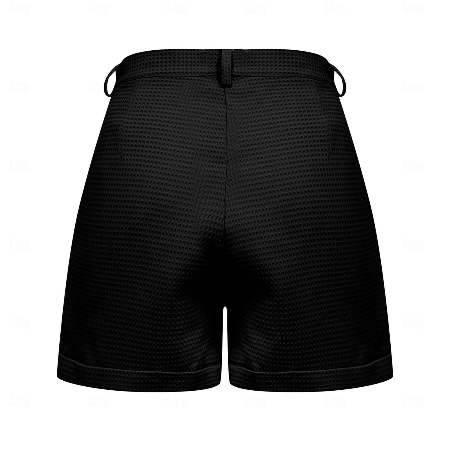 Dam Våffelshorts Shorts Sommarshorts Casual shorts Semester Mode Streetwear Kort Hög midja Slät Ficka Elastisk midja Komfort Mjuk Bekväm Microelastisk Utomhus Gata Helgdag Svart Grön Kaki Armégrön 2026 - $21.99 –P8