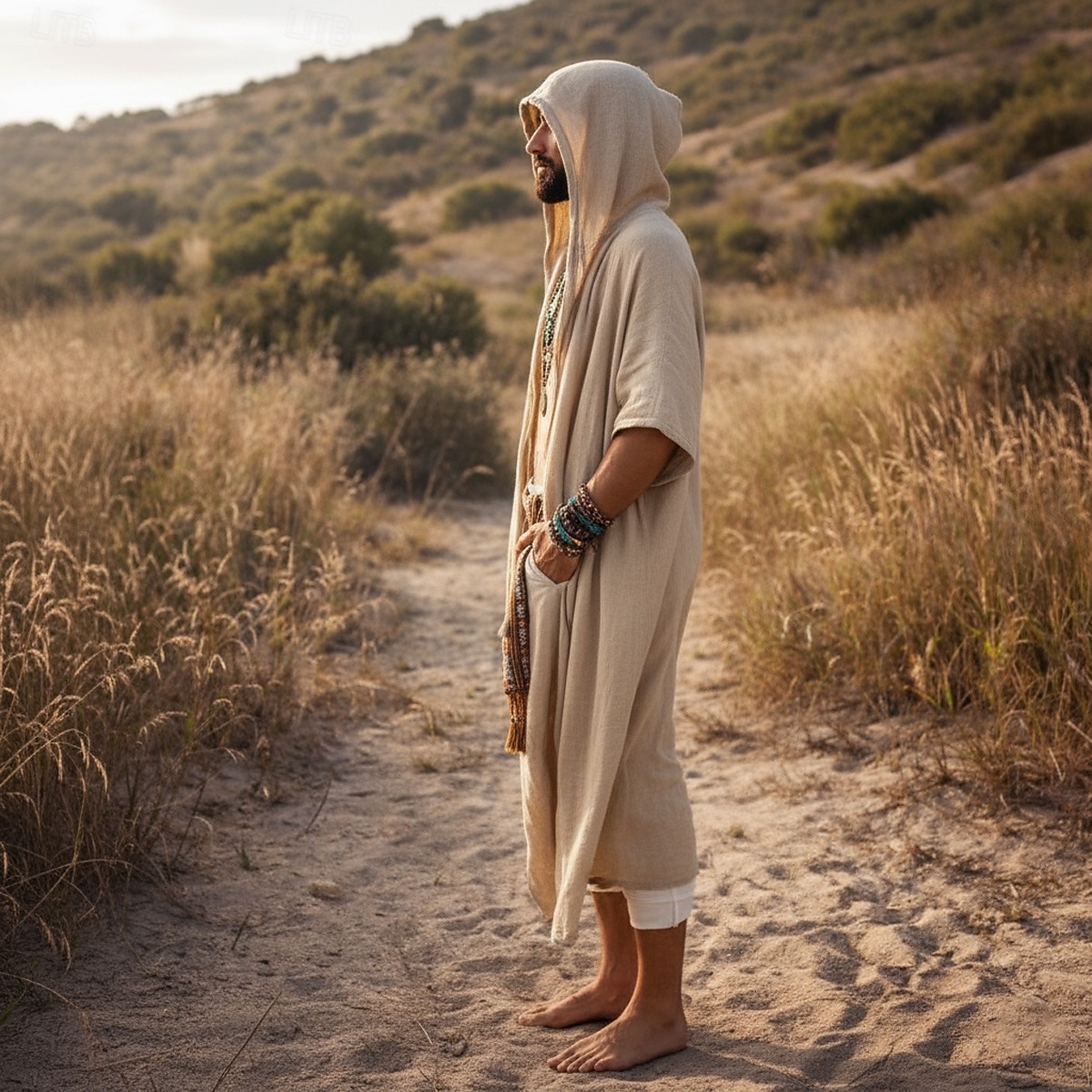 رجالي قميص كتان قميص صيفي قميص غير رسمي قميص الشاطئ يهز كتفيه لون خالص / عادي فضفاض ملابس الشارع مشمشي كم قصير مع قبعة الصيف الربيع ملابس مع قبعة 2026 - $31.99 –P2