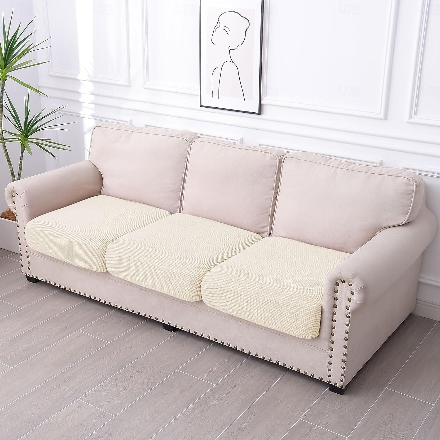 Комплект из 3 водонепроницаемых чехлов для диванных подушек для домашних животных, нескользящие чехлы для сидений дивана для собак, моющиеся, из мягкой плотной эластичной жаккардовой ткани, чехлы для 2026 - $42.99 –P5