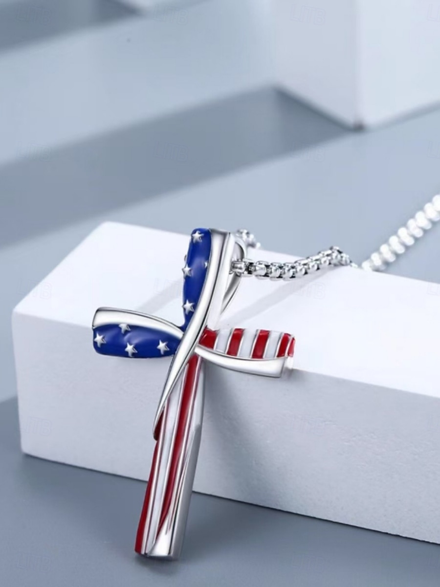 1PC Necklace For Women's Daily Street Gift Alloy Fancy Cross 2026 - BHD 4.14 –P2